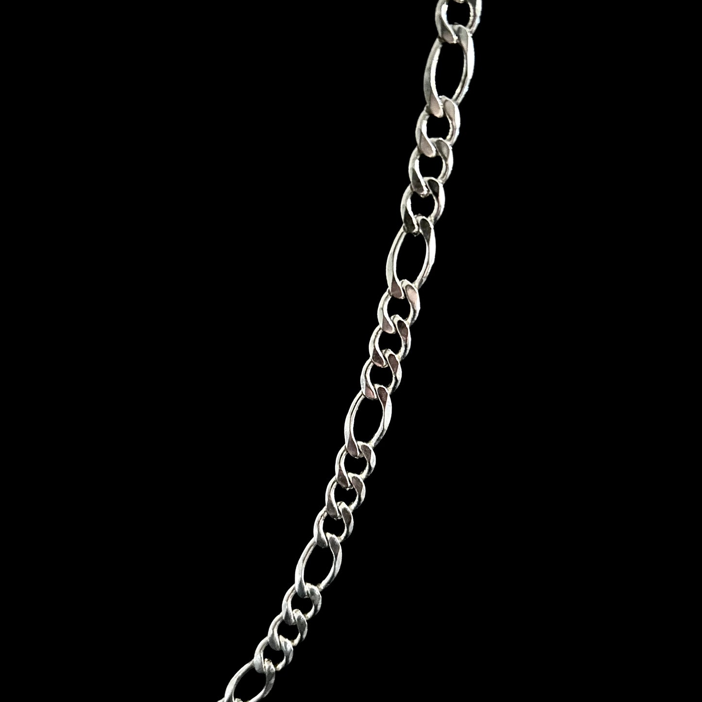 Cadena Figaro Plata - 8MM