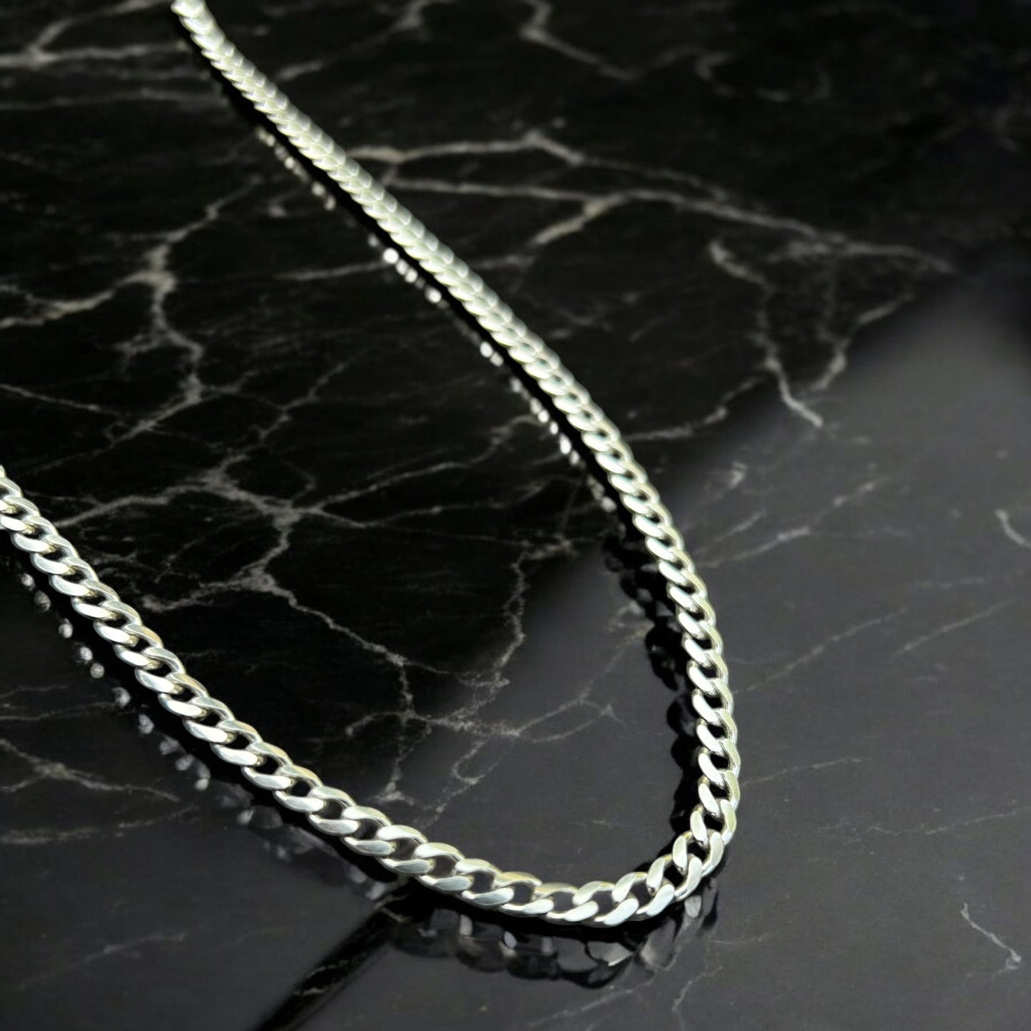 🇮🇹 Cadena Dilbar - Plata Italiana 5mm