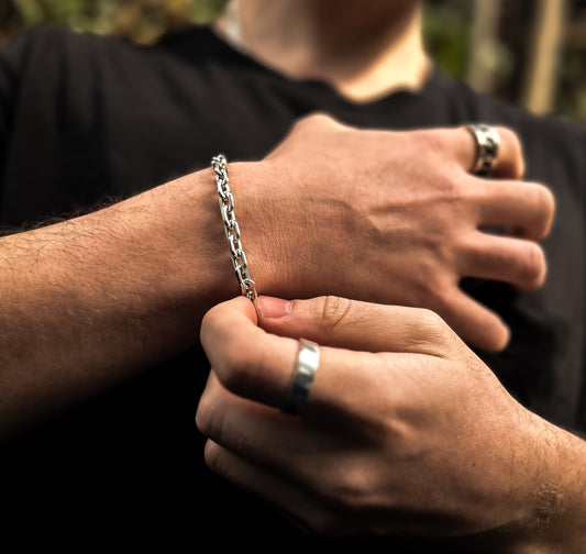 PULSERA RADIANT PLATA 925 - 5MM