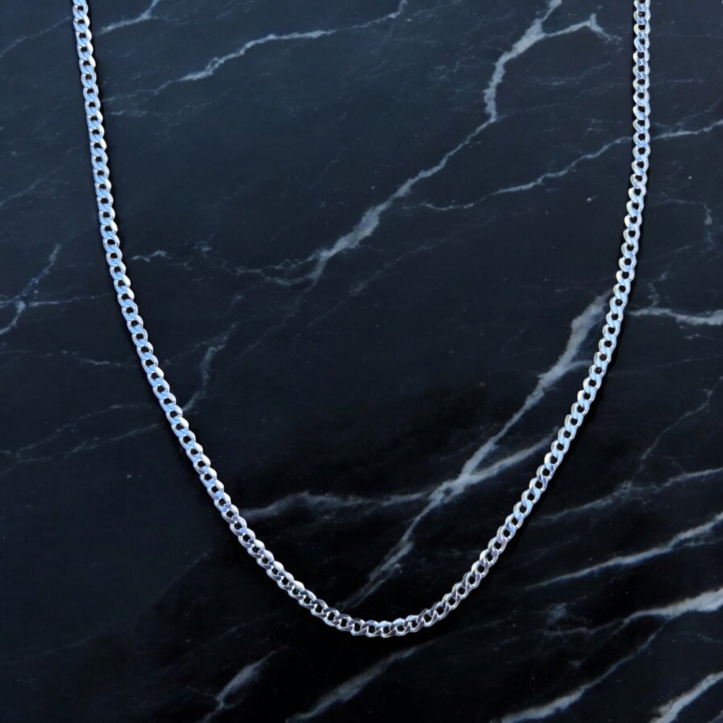 🇮🇹 Cadena Dilbar Plata Italiana