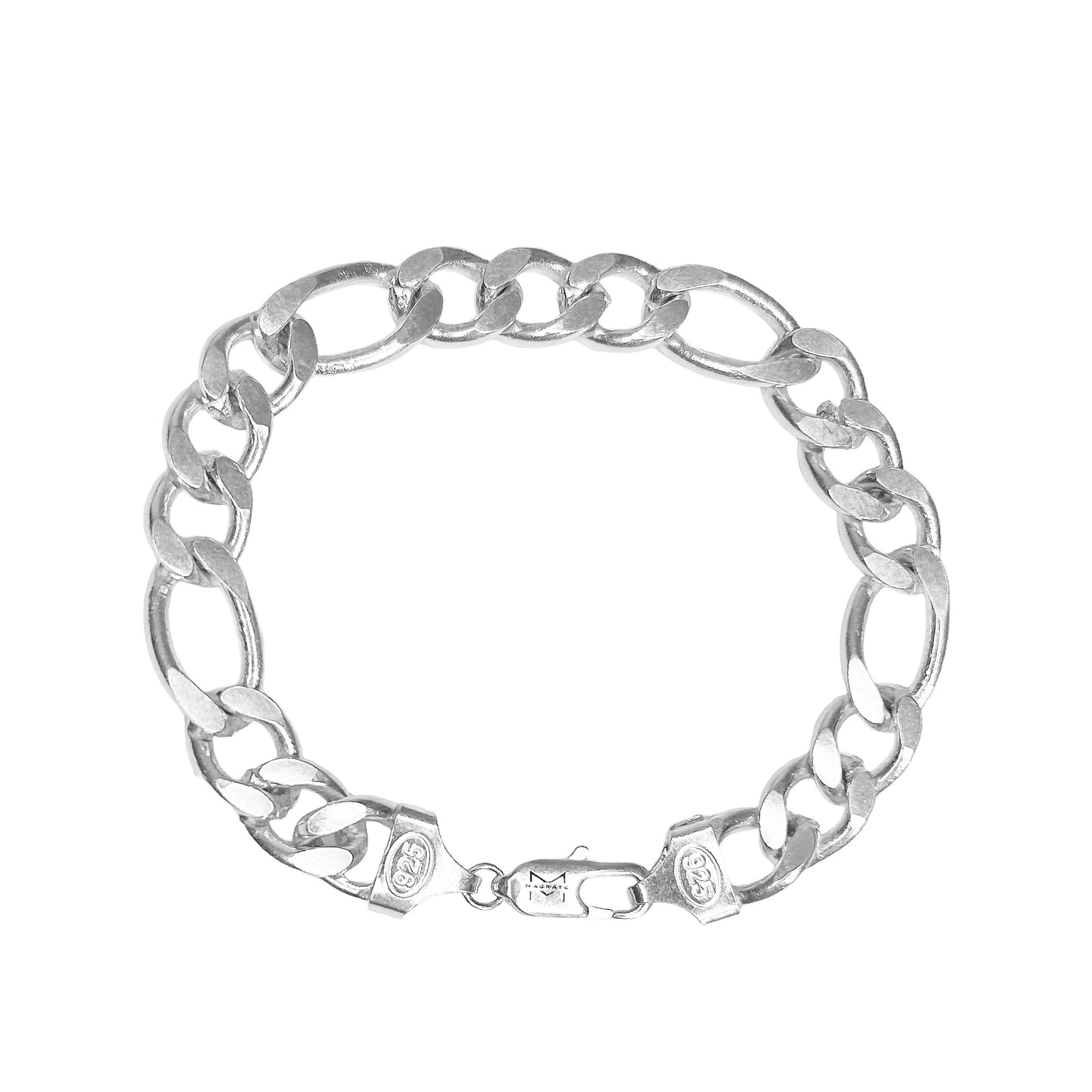 Pulsera Figaro Plata