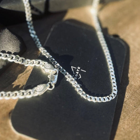 🇮🇹 Cadena Dilbar Plata Italiana