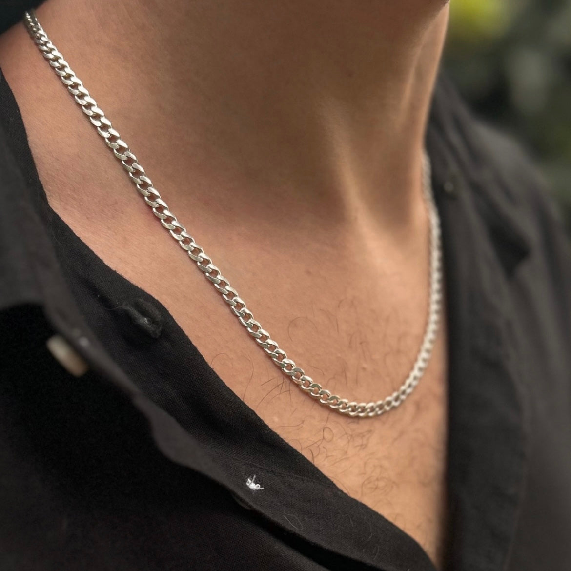 🇮🇹 Cadena Dilbar - Plata Italiana 5mm