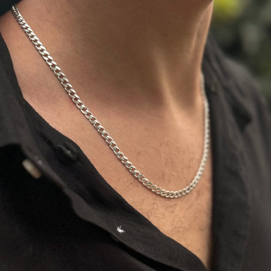 🇮🇹 Cadena Dilbar - Plata Italiana 5mm
