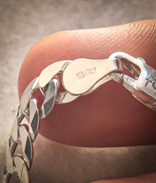 Cadena Dilbar Plata Italiana 🇮🇹 - 6MM
