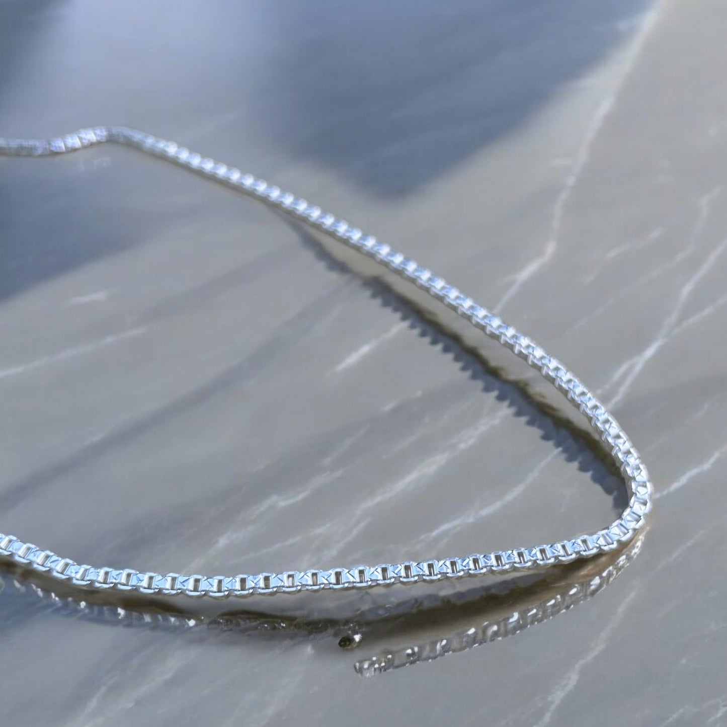 Cadena Glow Plata - 3MM