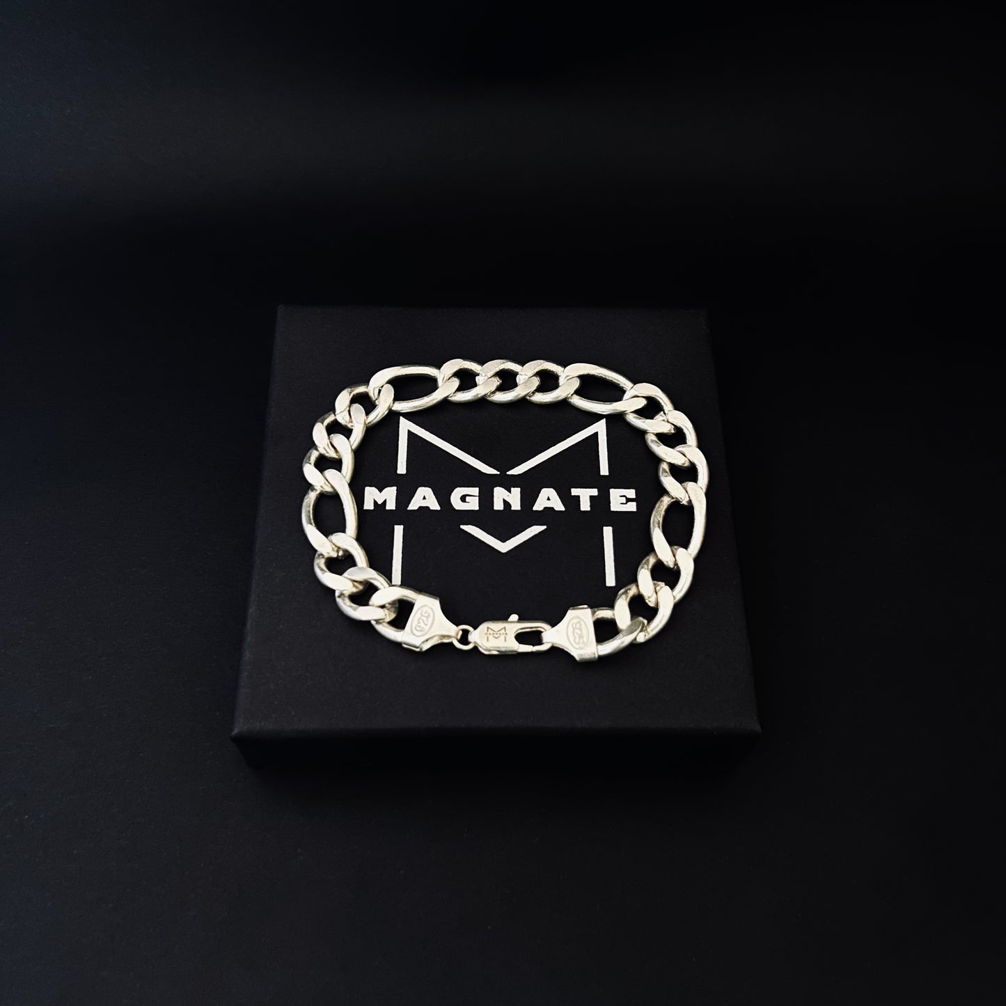 Pulsera Figaro Plata