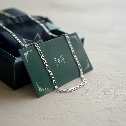 CADENA FIGARO PLATA - 5mm