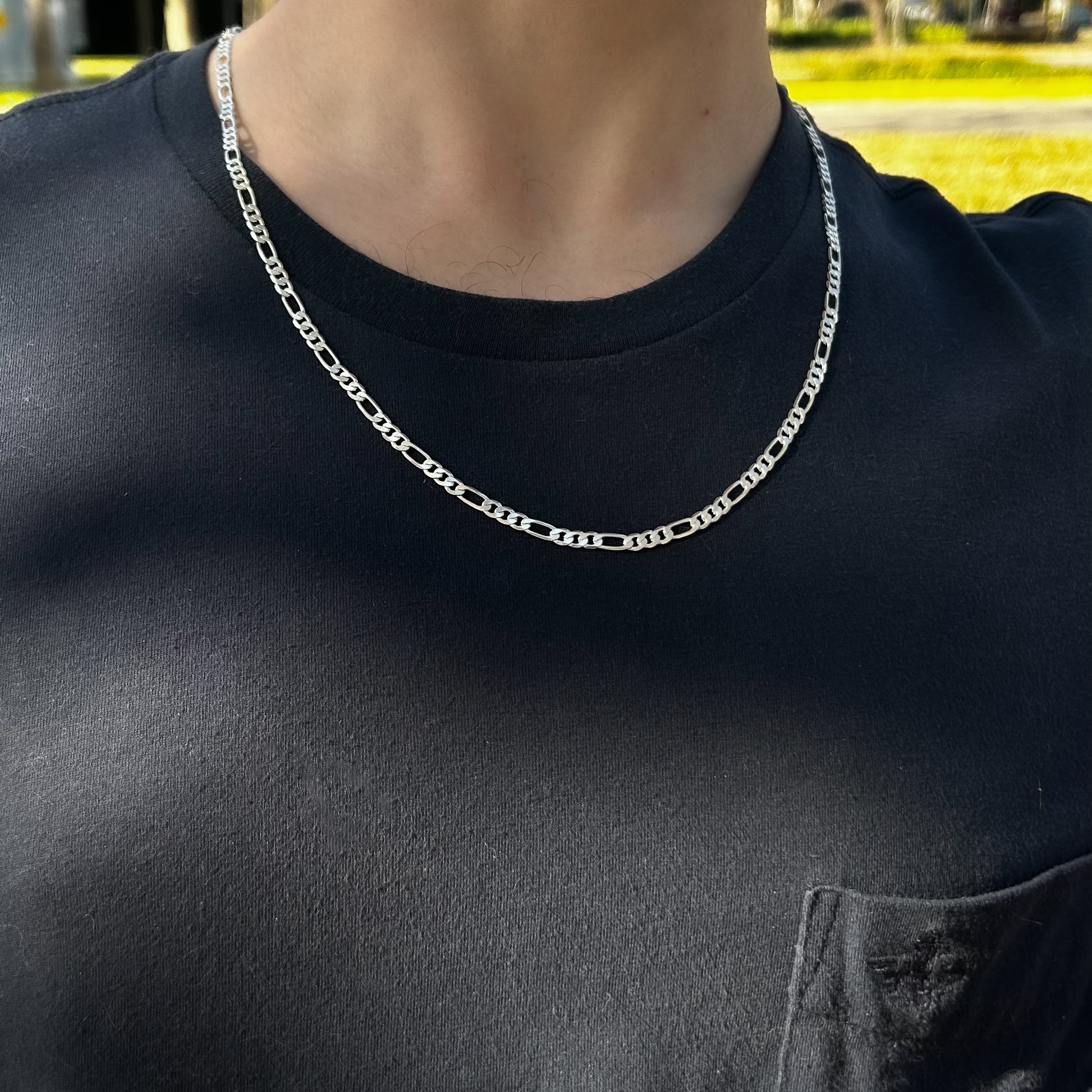 Figaro Chain Plata 925