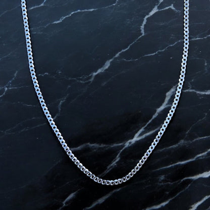 🇮🇹 Cadena Dilbar Plata Italiana