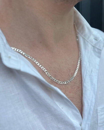 ¡NUEVA! CADENA DILBAR 4MM  + PULSERA DE PLATA DE REGALO