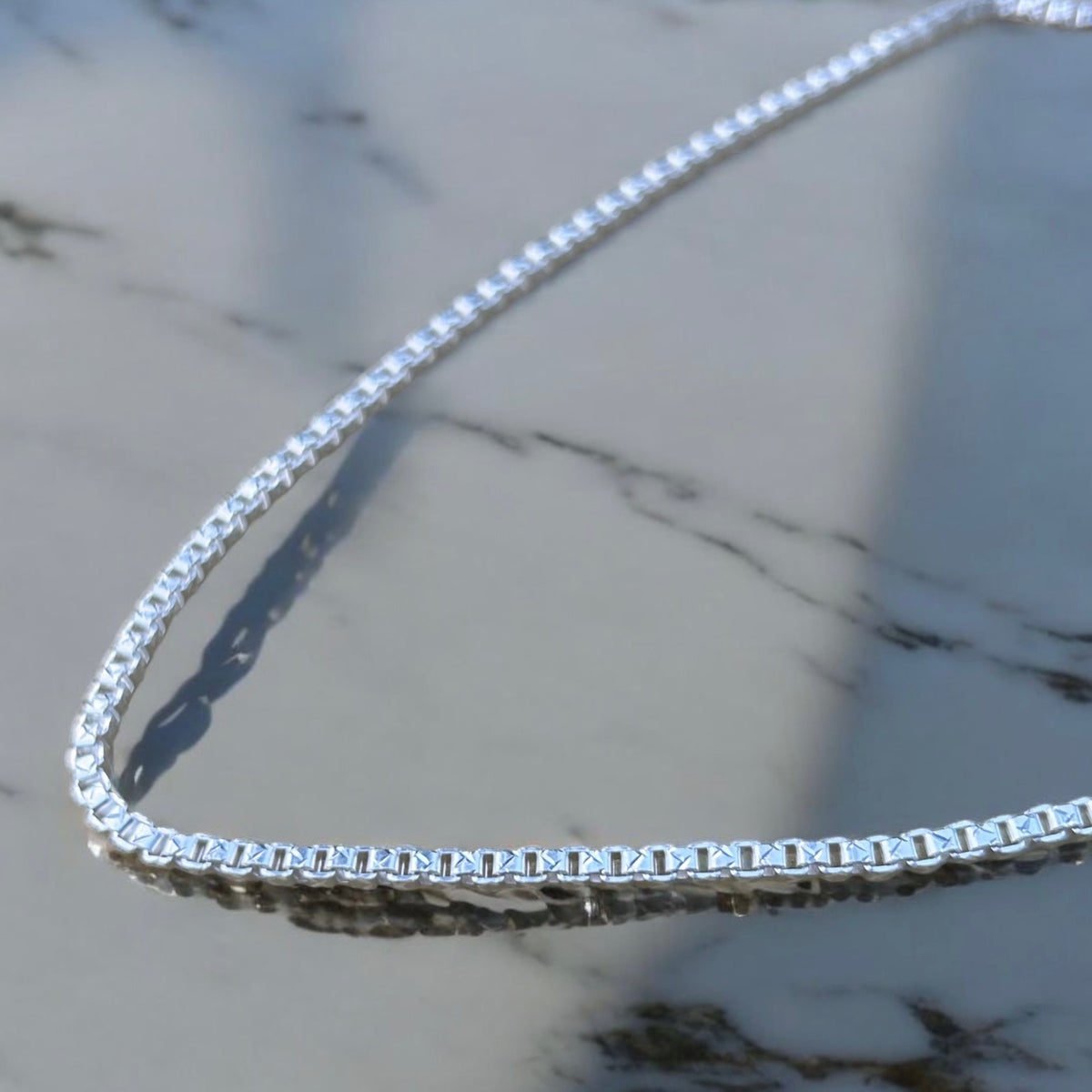 Cadena Glow Plata - 3MM