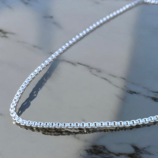 Cadena Glow Plata - 3MM