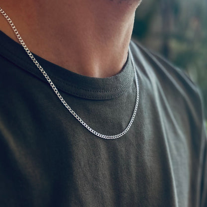 🇮🇹 Cadena Dilbar Plata Italiana