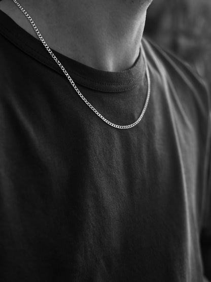 🇮🇹 Cadena Dilbar Plata Italiana