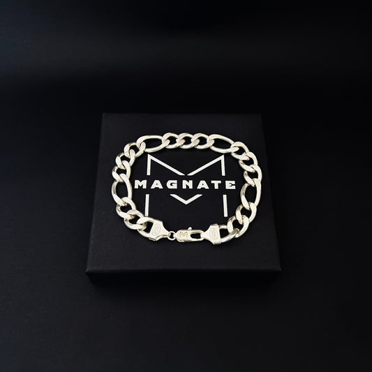 Pulsera Figaro Plata