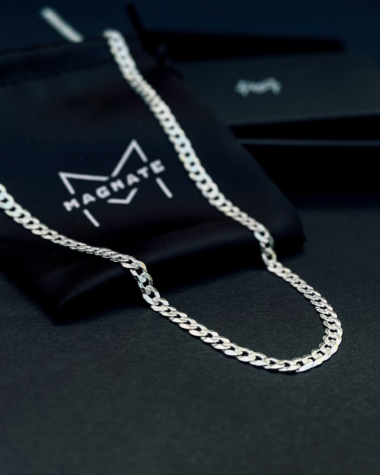 ¡NUEVA! CADENA DILBAR 4MM  + PULSERA DE PLATA DE REGALO