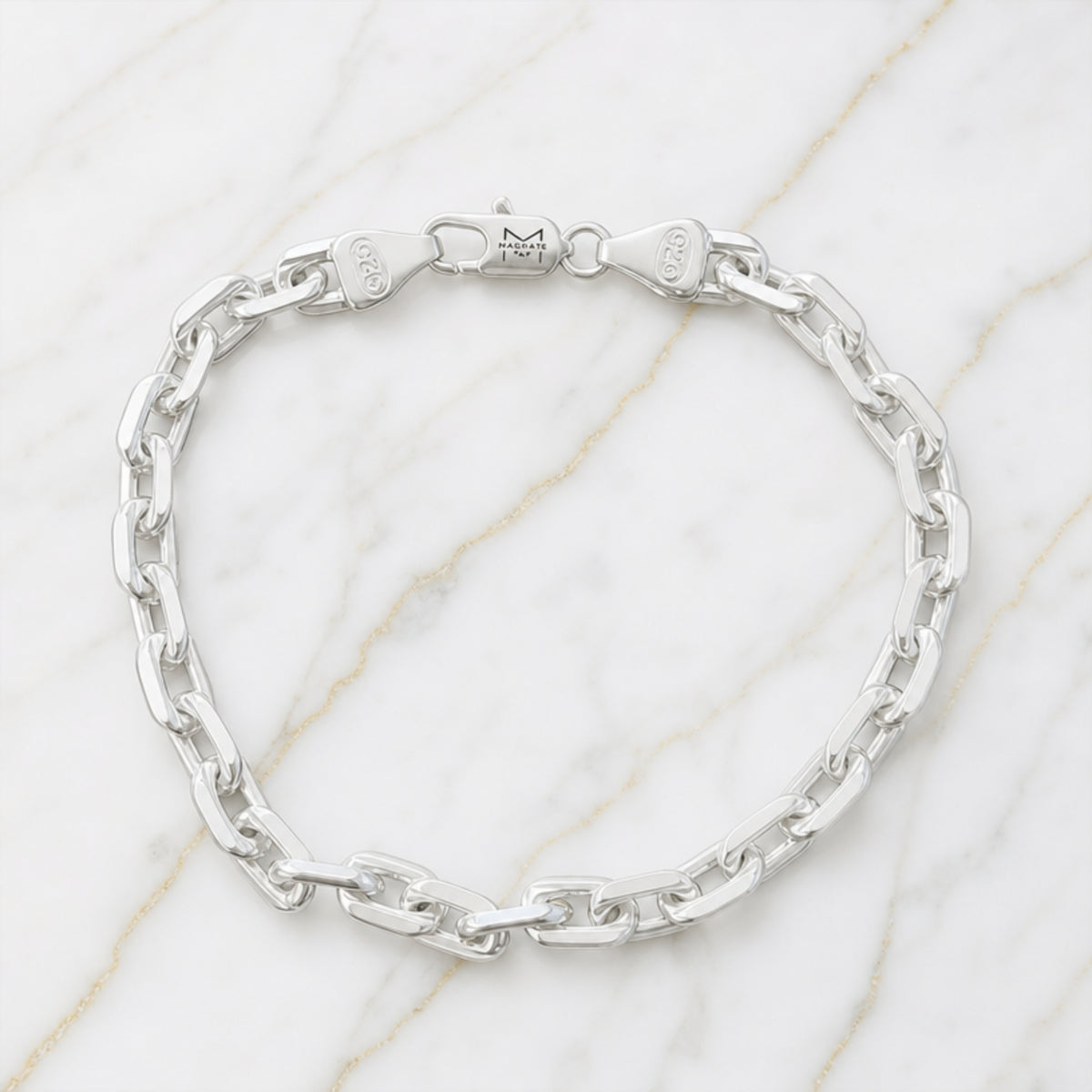 PULSERA RADIANT PLATA 925 - 5MM - 21 cm